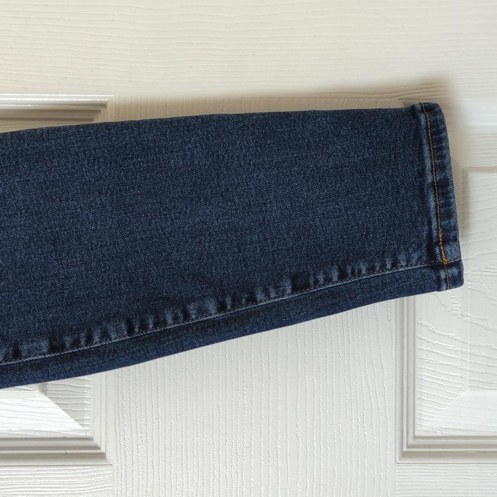 Good American Good Legs Dark Wash Mid Rise Ankle Cropped Skinny Jeans 12/31 - Picture 14 of 15